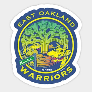 East Oakland Warriors COLOR Sticker